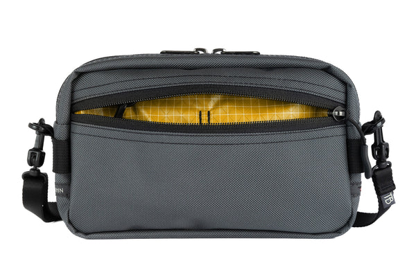A Side Effect in Nebulous Grey (medium grey) Ballistic with Solaris (yellow with white grid) 200 Halcyon interior.